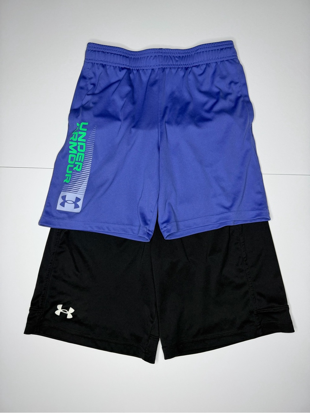 2 Pack Boys L Under Armour Athletic Shorts - Lightweight Performance